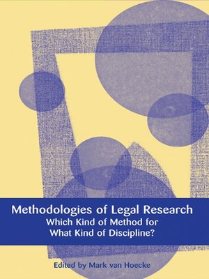 cover image of Methodologies of Legal Research